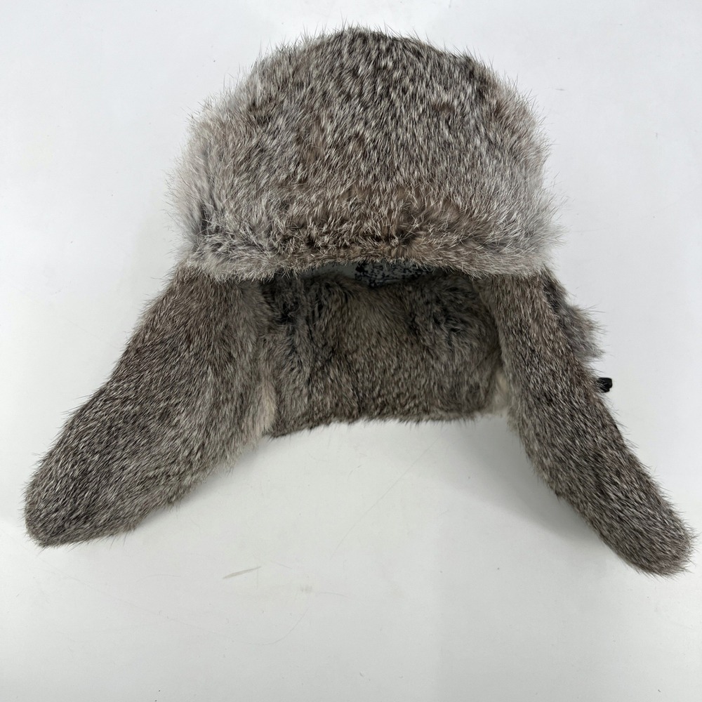 Mad Bomber Bomber Hat Trapper Hat Genuine Rabbit Fur Outdoorsman Lumberjack - Picture 4 of 7